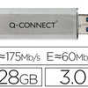 CLÉ USB Q-CONNECT 3.0 128GB LECTURE 50MB/S ÉCRITURE 10-15MB/S RÉTRACTABLE INTERFACE SUPERSPEED 3.0