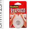 RUBAN ADHÉSIF SCOTCH TRANSPARENT MICRO-DENTELÉ 19MMX25M