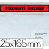 ENVELOPPE Q-CONNECT PORTE-DOCU MENTS TRANSPARENTE 225X165MM AUTO-ADHASIVE TEXTE ANGLAIS IMPRESSION NOIR/ROUGE BOÎTE 100U ENVELOPPE Q-CONNECT PORTE-DOCU MENTS TRANSPARENTE 225X165MM AUTO-ADHASIVE TEXTE ANGLAIS IMPRESSION NOIR/ROUGE BOÎTE 100U