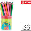 CRAYON COULEUR STABILO JUMBO H EXAGONAL MINE EXTRA LARGE 5MM POT MATAL 36 UNITAS CRAYON COULEUR STABILO JUMBO H EXAGONAL MINE EXTRA LARGE 5MM POT MATAL 36 UNITAS