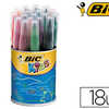 FEUTRE BIC KIDS VISAQUARELLE E NCRE LAVABLE POINTE PINCEAU EXTRA-SOUPLE BLOQUAE COULEURS TRES VIVES POT 18 UNITAS FEUTRE BIC KIDS VISAQUARELLE E NCRE LAVABLE POINTE PINCEAU EXTRA-SOUPLE BLOQUAE COULEURS TRES VIVES POT 18 UNITAS