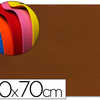 PLAQUE MOUSSE LIDERPAPEL 50X70CM 60G/M2 ÉPAISSEUR 1.5MM UNICOLORE MARRON PLAQUE MOUSSE LIDERPAPEL 50X70CM 60G/M2 ÉPAISSEUR 1.5MM UNICOLORE MARRON