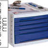 MODULE Q-CONNECT 5 TIROIRS SEC RÉTAIRE SUPERPOSABLE DOC FORMAT INCLUS 270X320MM ERGONOM. 370X305X215MM BLEU OPAQUE MODULE Q-CONNECT 5 TIROIRS SEC RÉTAIRE SUPERPOSABLE DOC FORMAT INCLUS 270X320MM ERGONOM. 370X305X215MM BLEU OPAQUE