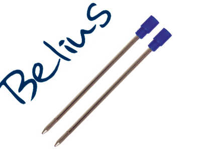 recharge-bille-belius-pointe-moyenne-encre-couleur-bleu-pour-stylo-minks-et-granada-bo-te-2-unit-s