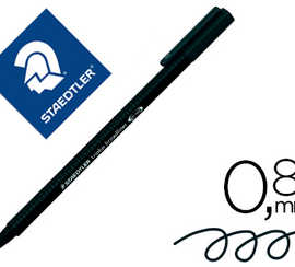 stylo-feutre-staedtler-triplus-broadliner-338-acriture-et-coloriage-pointe-moyenne-0-8mm-encre-dry-safe-coloris-noir