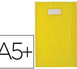 protege-cahier-elba-styl-sms-p-vc-opaque-12-100e-sans-phtalates-porte-atiquette-et-atiquette-170x220mm-jaune
