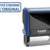 FORMULE COMMERCIALE TRODAT XPR INT CERTIFIA CONFORME AL'ORIGINAL EMPREINTE 44X15MM ENCRAGE AUTOMATIQUE RECHARGEABLE BLE