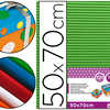CARTON ONDULÉ LIDERPAPEL 50X70CM 320G/M2 UNICOLORE VERT FEUILLE CARTON ONDULÉ LIDERPAPEL 50X70CM 320G/M2 UNICOLORE VERT FEUILLE