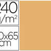 PAPIER CARTONNE LIDERPAPEL DESSIN TRAVAUX MANUELS 240G/M2 DIM. 500X650MM UNICOLOR NOISETTE