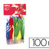 PLUME INDIEN APLI AGIPA 25G CO LORIS ASSORTIS BLEU JAUNE VERT ROUGE VIOLET ORANGE SACHET 100 UNITAS PLUME INDIEN APLI AGIPA 25G CO LORIS ASSORTIS BLEU JAUNE VERT ROUGE VIOLET ORANGE SACHET 100 UNITAS