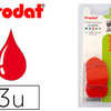 RECHARGE TAMPON TRODAT 46030/4 6130 ROUGE BLISTER 3 UNITAS