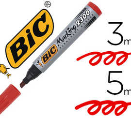 marqueur-bic-permanent-marking-2300-pointe-biseautae-traca-3-5mm-corps-plastique-encre-base-alcool-coloris-rouge
