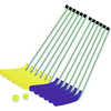 KIT HOCKEY JUNIOR CONTIENT 12 CROSSES 95CM 6 BLEUS/6 JAUNES 1 PALETTE 1 BALLE KIT HOCKEY JUNIOR CONTIENT 12 CROSSES 95CM 6 BLEUS/6 JAUNES 1 PALETTE 1 BALLE