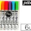 FEUTRE COLORIAGE PABAO TISSU P OINTE PINCEAU 1MM ADAPTA ENFANTS COULEURS ASSORTIES FLUOS POCHETTE 6 UNITAS FEUTRE COLORIAGE PABAO TISSU P OINTE PINCEAU 1MM ADAPTA ENFANTS COULEURS ASSORTIES FLUOS POCHETTE 6 UNITAS