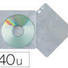 POCHETTE Q-CONNECT POLYPROPYLÈNE POUR CD/DVD PERFORÉE ARCHIVABLE SOUDURE RENFORCÉE INTÉRIEUR TISSU RABAT PACK 40 UNITÉS POCHETTE Q-CONNECT POLYPROPYLÈNE POUR CD/DVD PERFORÉE ARCHIVABLE SOUDURE RENFORCÉE INTÉRIEUR TISSU RABAT PACK 40 UNITÉS