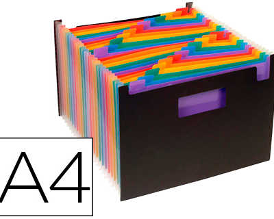 trieur-viquel-seatcase-rainbow-class-asoufflets-pp-7-100e-a4-26-positions-2-poignaes-coloris-noir-intarieur-multicolor