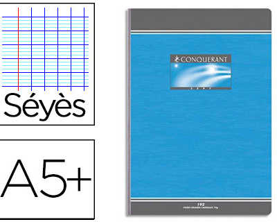 cahier-brocha-conquarant-sept-couverture-offset-a5-17x22cm-192-pages-70g-sayes