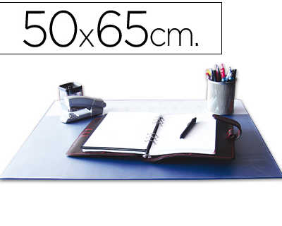 sous-main-q-connect-simple-pvc-rabat-transparent-antistatique-anti-reflet-antidarapant-50x65cm-coloris-bleu