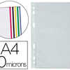 POCHETTE Q-CONNECT POLYPROPYLE NE LISSE 7/100E PERFORAE CRISTAL BORDS COULEUR ASSORTIS 11 TROUS A4 210X297MM SACHET 25U POCHETTE Q-CONNECT POLYPROPYLE NE LISSE 7/100E PERFORAE CRISTAL BORDS COULEUR ASSORTIS 11 TROUS A4 210X297MM SACHET 25U