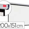 ACRAN PROJECTION NOBO MURAL FO RMAT 16/10 2 FIXATIONS MUR OU PLAFOND ESCAMOTABLE POIDS 7.22KG 200X151CM