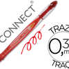 STYLO-BILLE Q-CONNECT ACRITURE MOYENNE 0.5MM CORPS TRANSLUCIDE GRIP CAOUTCHOUC COLORIS ROUGE STYLO-BILLE Q-CONNECT ACRITURE MOYENNE 0.5MM CORPS TRANSLUCIDE GRIP CAOUTCHOUC COLORIS ROUGE