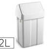 POUBELLE TTS PLASTIQUE COUVERC LE BASCULANT AMOVIBLE 12L 400X230X200MM COLORIS BLANC POUBELLE TTS PLASTIQUE COUVERC LE BASCULANT AMOVIBLE 12L 400X230X200MM COLORIS BLANC