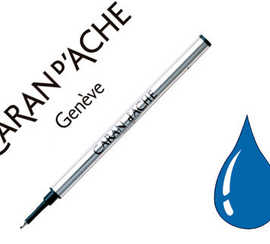 recharge-caran-d-ache-cartouch-e-stylo-feutre-fine-line-acier-mine-fine-pointe-fibre-gain-e-m-tal-couleur-bleu