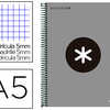 CAHIER SPIRALE LIDERPAPEL ANTARTIK A5 240P 100G REMBORDÉ QUADRILLAGE 5MM MICROPERFORÉ 5 BANDES 6 TROUS COLORIS ARGENT CAHIER SPIRALE LIDERPAPEL ANTARTIK A5 240P 100G REMBORDÉ QUADRILLAGE 5MM MICROPERFORÉ 5 BANDES 6 TROUS COLORIS ARGENT