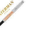 STYLO-PLUME WATERMAN HAMISPHER E DELUXE ROSE WAVE CT POINTE MOYENNE