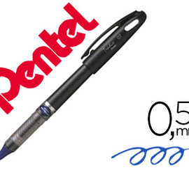 roller-pentel-energel-tradio-criture-moyenne-0-5mm-encre-longue-dur-e-s-chage-rapide-papier-rechargeable-lr7-bleu