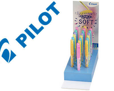 surligneur-pilot-frixion-light-soft-pointe-moyenne-couleurs-assorties-pr-sentoir-40-unit-s