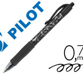 roller-pilot-g2-victoria-ratra-ctable-bille-carbure-de-tungstene-pointe-moyenne-0-7mm-encre-gel-noire