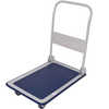 CHARIOT PLIANT 4 ROUES DOSSIER RABATTABLE PLATEFORME TAPIS ANTIDARAPANT CHARGE MAXIMALE 300KG 16.2KG