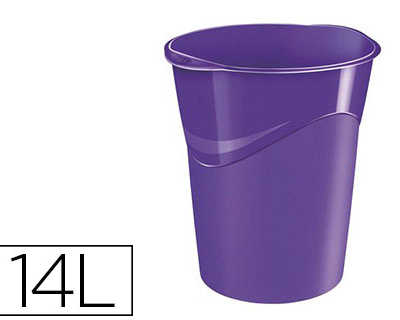 corbeille-papier-cep-gloss-polypropyl-ne-ovale-2-poign-es-14l-diam-tre-sup-27cm-inf-19-5cm-hauteur-34cm-violet