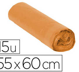 sac-poubelle-domestique-55x60c-m-liens-coulissants-calibre-120-capacita-23l-coloris-orange-rouleau-15-unitas