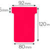 FICHE PLANNING NOBO INDICE 3 1 5X92X120X80MM COLORIS ROUGE ATUI 100 UNITAS FICHE PLANNING NOBO INDICE 3 1 5X92X120X80MM COLORIS ROUGE ATUI 100 UNITAS