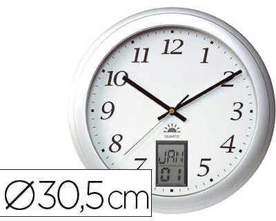 horloge-unilux-instinct-raglag-e-automatique-changement-heure-dateur-numarique-intagra-diametre-30-5cm-gris