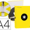 CLASSEUR LIDERPAPEL ANTARTIK 4 ANNEAUX RONDS 25MM A4 CARTON REMBORDA COLORIS JAUNE CLASSEUR LIDERPAPEL ANTARTIK 4 ANNEAUX RONDS 25MM A4 CARTON REMBORDA COLORIS JAUNE