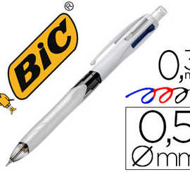 stylo-bille-bic-4-couleurs-3-1-hb-pointe-moyenne-1mm-bleu-noir-rouge-rechargeable-grip-porte-mine-et-2-mines-hb-0-7mm