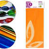 PAPIER CELLOPHANE LIDERPAPEL 50X70CM 22G/M2 UNICOLORE ORANGE BRILLANT SACHET 5F PAPIER CELLOPHANE LIDERPAPEL 50X70CM 22G/M2 UNICOLORE ORANGE BRILLANT SACHET 5F