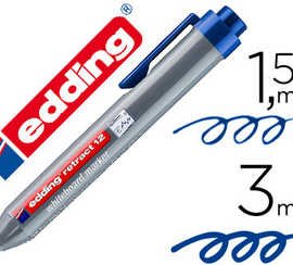 marqueur-edding-e12-tableau-bl-anc-ratractable-rechargeable-pointe-ogive-1-5-3mm-effacable-asec-coloris-bleu