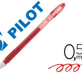 stylo-bille-pilot-g1-7-acritur-e-moyenne-0-5mm-encre-gel-corps-translucide-couleur-dense-rouge