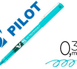 stylo-pilot-v5-acriture-fine-0-3mm-clip-matal-encre-liquide-niveau-visible-pointe-indaformable-coloris-turquoise