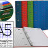 CLASSEUR CARTON LIDERPAPEL SÉR IE MULTILIDER A5 148X210MM 4 ANNEAUX RONDS 20MM 120F 5 BANDES COLORIS QUADRILLAGE 5MM CLASSEUR CARTON LIDERPAPEL SÉR IE MULTILIDER A5 148X210MM 4 ANNEAUX RONDS 20MM 120F 5 BANDES COLORIS QUADRILLAGE 5MM