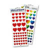 STICKER FOLIA HOLOGRAPHIQUE FORME COEUR PAQUET 2 UNITÉS