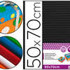 CARTON ONDULÉ LIDERPAPEL 50X70CM 320G/M2 UNICOLORE NOIR CARTON ONDULÉ LIDERPAPEL 50X70CM 320G/M2 UNICOLORE NOIR
