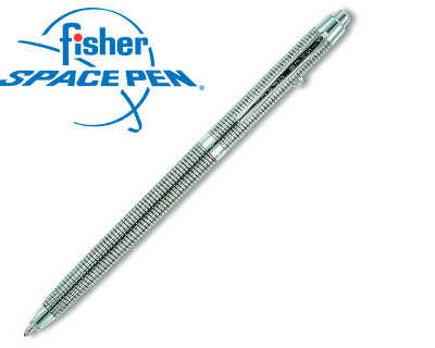 stylo-bille-fisher-sf1015-space-pen-sans-navette-corps-fin-chrom-quadrill-supporte-temp-ratures-extr-mes-noir