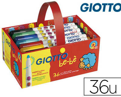 feutre-coloriage-giotto-be-be-lavable-testa-dermatologiquement-pointe-bloquae-ultra-rasistante-schoolpack-36-unitas