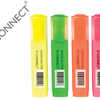 SURLIGNEUR Q-CONNECT TRACA 2/5 MM POINTE BISEAUTAE COULEURS ACLATANTES POCHETTE 4 UNITAS ASSORTIES SURLIGNEUR Q-CONNECT TRACA 2/5 MM POINTE BISEAUTAE COULEURS ACLATANTES POCHETTE 4 UNITAS ASSORTIES