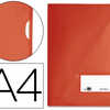 POCHETTE COIN LIDERPAPEL POLYP ROPYLÈNE 18/100E A4 210X297MM 20F PORTE-ÉTIQUETTE RABAT INTÉRIEUR TRANSLUCIDE ROUGE POCHETTE COIN LIDERPAPEL POLYP ROPYLÈNE 18/100E A4 210X297MM 20F PORTE-ÉTIQUETTE RABAT INTÉRIEUR TRANSLUCIDE ROUGE